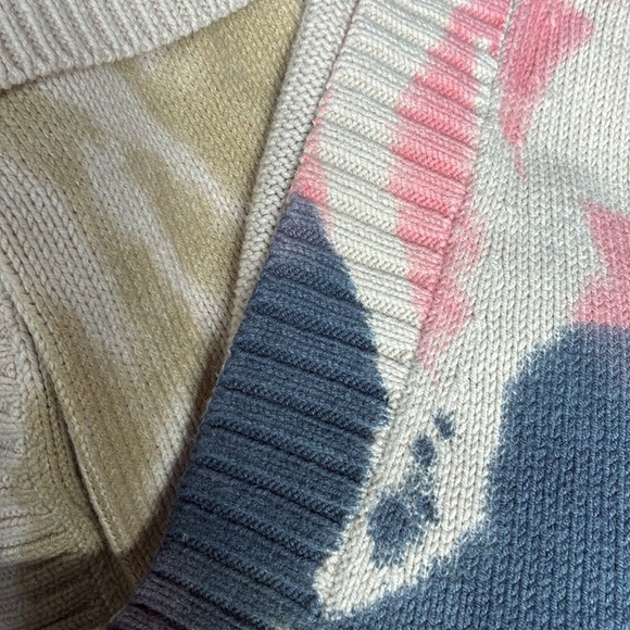 Lisa Todd Small Colorful Cardigan Snap Front Drop Sleeves - Picture 10 of 11